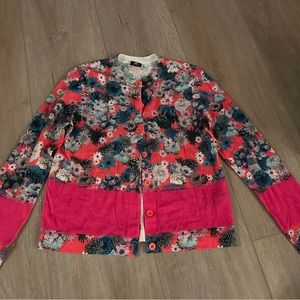 Paul Smith Cotton Floral Cardigan ; Barely worn!